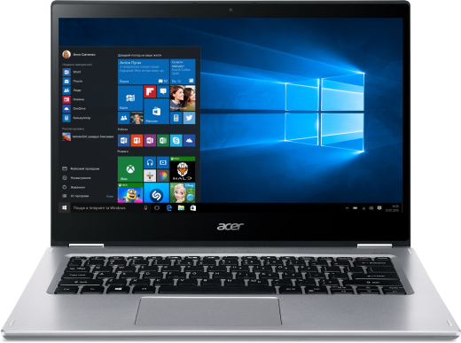 Ноутбук Acer Spin 3 SP314-54N Pure Silver (NX.HQ7EU.00R) - 1