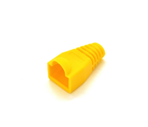 Ковпачок для конекторів Merlion (CPRJ45ML-YW/05359) Yellow, 100 шт/уп. - 1