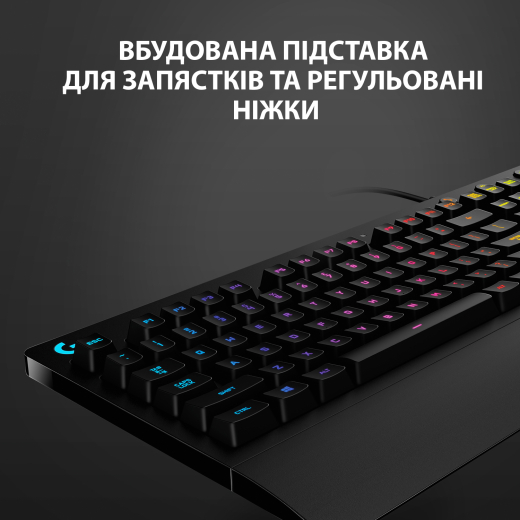 Клавіатура Logitech G213 Prodigy RGB Gaming Keyboard UKR (920-010740) - 3