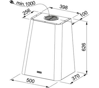 Витяжка декоративна Franke Smart Deco FSMD 508 BL (335.0530.203) - 2