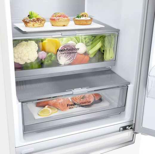 Холодильник з морозильною камерою LG GBB72SWUGN - 7