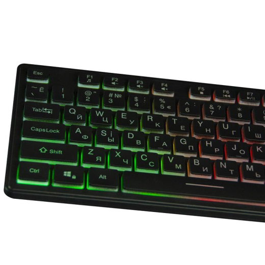 Клавиатура Frime Moonfox Rainbow USB RUS/UKR (FLK18220) - 3