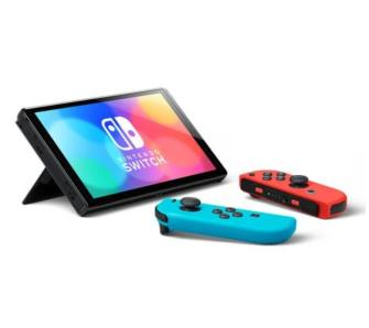 Игровая приставка Nintendo Switch OLED (красно-синий) - 3