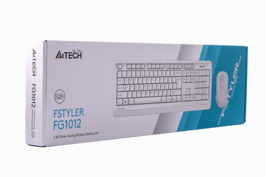 Набор: клавиатура + мышь A4Tech FG1012 White USB - 6