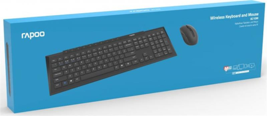 Комплект: клавиатура + мышь Rapoo 8210M Black - 5