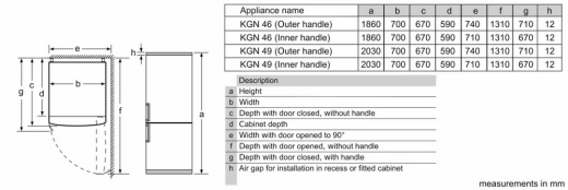 Холодильник BOSCH KGN49LB30U - 7