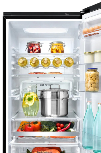 Холодильник з морозильною камерою LG GBB940BMQZT - 9