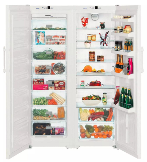 Холодильник з морозильною камерою LIEBHERR SBS 7212 Comfort White (SK 4240 Comfort + SGN 3063 Comfort) - 2