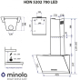 Витяжка Minola HDN 5202 BL/INOX 700 LED - 14