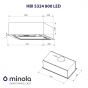 Витяжка повновбудована Minola HBI 5324 I 800 LED - 9
