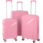 Набір пластикових валіз 2E Sigma L+M+S Pink 2E-SPPS-SET3-PK - 1
