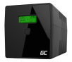 Лінійно-інтерактивне ДБЖ Green Cell UPS (1000VA/600W, 2xIEC, 2x Schuko, AVR, LCD) (UPS03) - 1