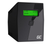 Лінійно-інтерактивне ДБЖ Green Cell UPS (600VA/360W, 2x Schuko, AVR, LCD) (UPS01LCD) - 1