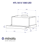 Витяжка Minola HTL 5614 BLF 1000 LED - 11