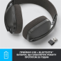 Bluetooth-гарнитура Logitech Zone Vibe 125 Wireless Headphones Graphite (981-001126) - 4