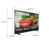 Телевізор Toshiba 55QA4263DG - 7