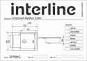 Кухонна мийка Interline SPRING grigio - 5