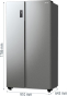 Холодильник з морозильною камерою Gorenje NRR9185EAXL - 18