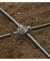 Соединитель крестообразный Gardena Micro-Drip-System Quick & Easy для шлангов 4,6 мм, 10 шт (08334-29) - 2