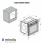 Духовой шкаф электрический Minola EOD 6804 INOX - 14