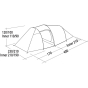 Палатка четырехместная Easy Camp Magnetar 400 Rustic Green (120416) - 11