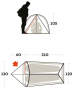 Палатка двухместная Ferrino Thar 2 Sand (91040NSS) - 5