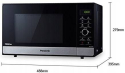 Мікрохвильова піч із грилем Panasonic NN-GD38HSGTG - 2