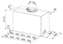 Витяжка вбудована Franke Box Flush Basic FBFE BK A70 (305.0728.431) - 5