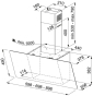 Витяжка похила Franke EVO PLUS FPJ 925 V WH/SS (330.0528.020) - 2
