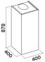 Вытяжка декоративная Falmec MIRA Plus Black 40 (800) (CMFN40.E10P2#EUN490F) - 5