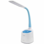 Лампа настільна Tiross TS-1809 white/blue - 1