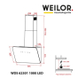 Витяжка WEILOR WDS 62301 R WH 1000 LED - 7