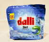 Капсули гелеві для прання Dalli Aktiv 3in1 Caps Doypack 636g 24 прання - 1