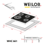 Варочная поверхность Weilor WHC 661 BLACK - 6