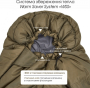Спальный мешок-одеяло с подголовником Mousson Qubo / R olive - 4