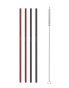 Металлические трубочки многократные красно/черные LAMART LT7054 - 1