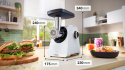 Електром'ясорубка BOSCH MFWS420W - 3