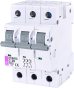 Автоматичний вимикач ETI ETIMAT 6 3P 20А C 6кА (2145517) - 1