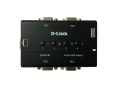 KVM-перемикач D-Link DKVM-4K rev B 4port w/2 Cables - 1