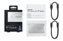 SSD накопитель Samsung T7 Touch 1 TB Silver (MU-PC1T0S/WW) - 5