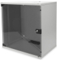 Шкаф DIGITUS 19" 12U 540x400, стекл.дверь, 60kg max, серый - 1