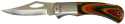 Нож складной TOPEX, 170мм, лезвие 75мм, фиксатор, держатель металлический и деревянные накладки (98Z017) - 1