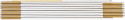 Метр Neo Tools складывающийся деревянный 2 м, бело-желтый (74-020) - 2