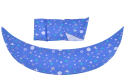 Набор аксессуаров для подушки Nuvita DreamWizard (наволочка, мини-подушка) Синий NV7101Blue - 1