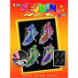 Набор для творчества Sequin Art ORANGE Street Feet SA1514 - 1
