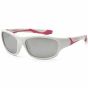 Дитячі сонцезахисні окуляри Koolsun біло-рожеві серії Sport (Розмір: 3+) - 1