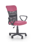 Комп'ютерне крісло Halmar TIMMY рожевий/чорний - 1