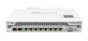 Маршрутизатор MikroTik Cloud Core Router CCR1009-7G-1C-1S+PC 7xGE, 1xGE/SFP, 1xSFP+, OS L6, pas, LCD - 1