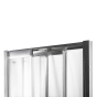 Душевая дверь в нишу Qtap Unifold CRM208.C4 78-81x185 см, стекло Clear 4 мм, покрытие CalcLess - 5