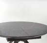 Розкладний стіл Halmar VERTIGO 130 см чорний мармур/чорний - 6